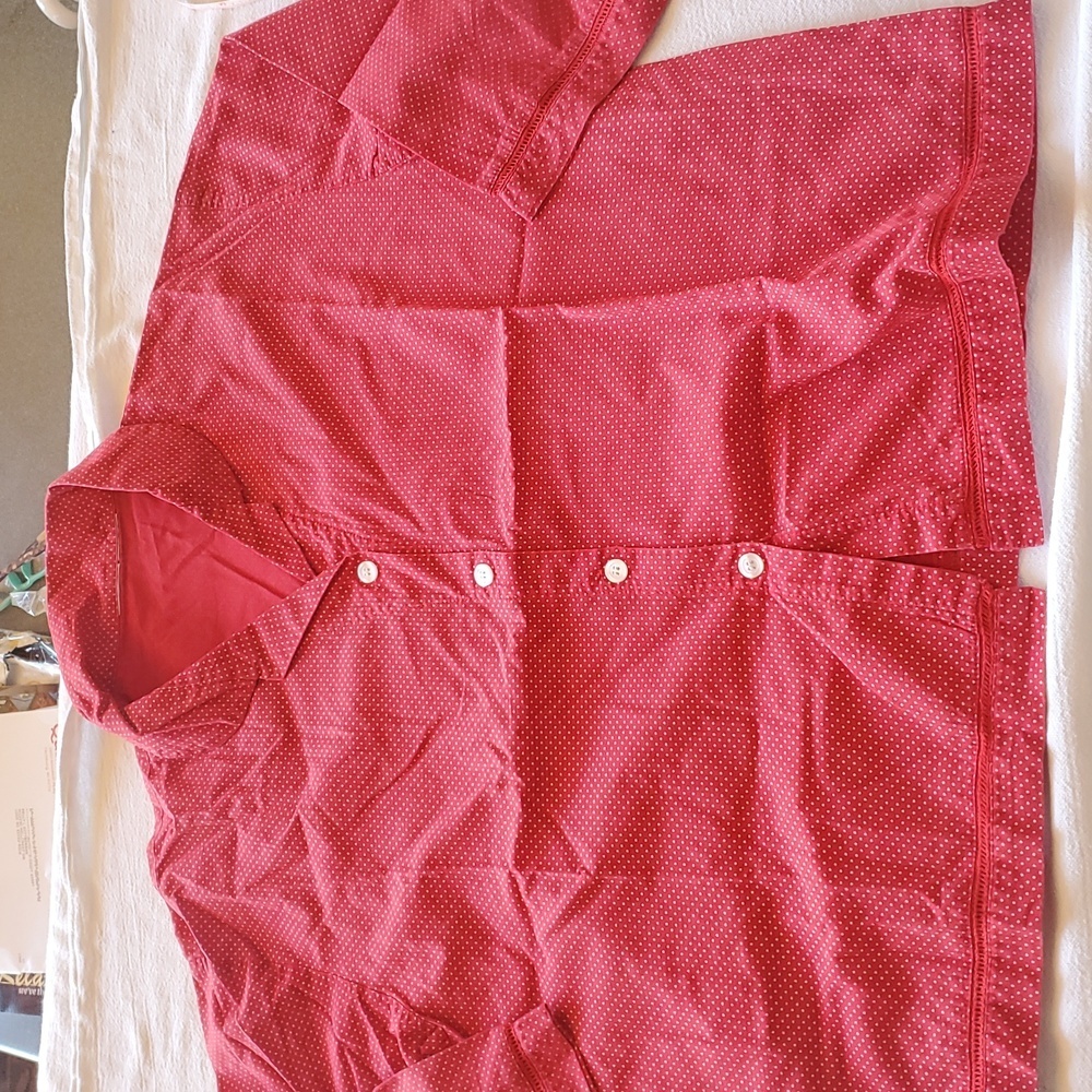 Vintage Mixit 2pc. Red with White Dots Sz.‎ XL Pajama Set